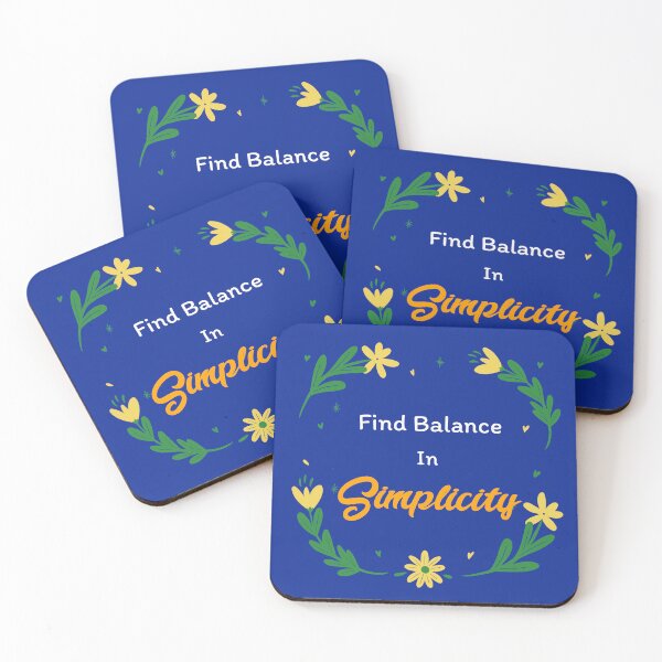 Item preview, Find Balance in Simplicity Living Simple designed and sold by Sachie's Studio.