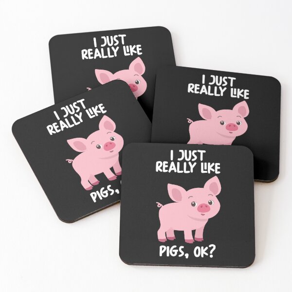 Item preview, I Just Really Like Pigs Ok? designed and sold by GabbyKash.