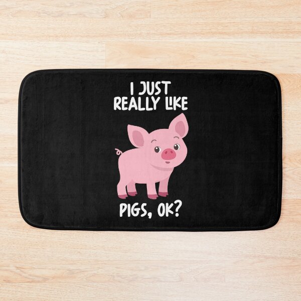 Item preview, I Just Really Like Pigs Ok? designed and sold by GabbyKash.
