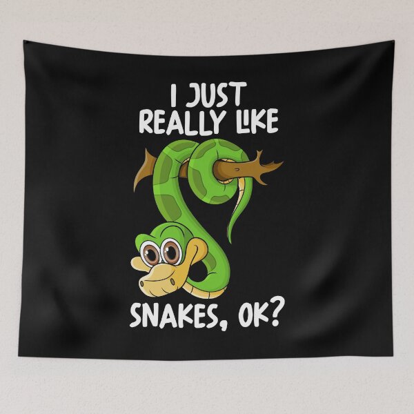 Item preview, I Just Really Like Snakes Ok? designed and sold by GabbyKash.