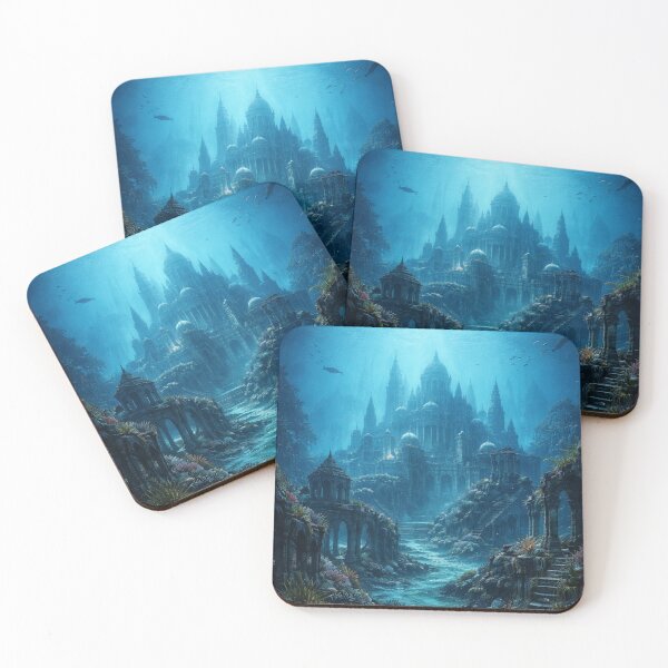 Item preview, Ancient city submerged in deep waters designed and sold by JuViRo.