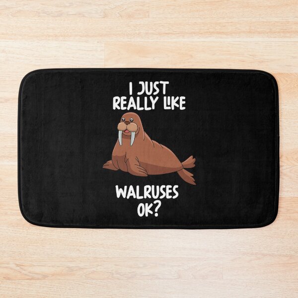 Item preview, I Just Really Like Walruses Ok? designed and sold by GabbyKash.