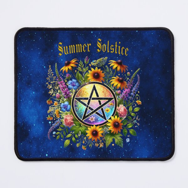 Item preview, Summer Solstice – Rainbow Pentacle Sunflower Magic designed and sold by MysticOzzy.
