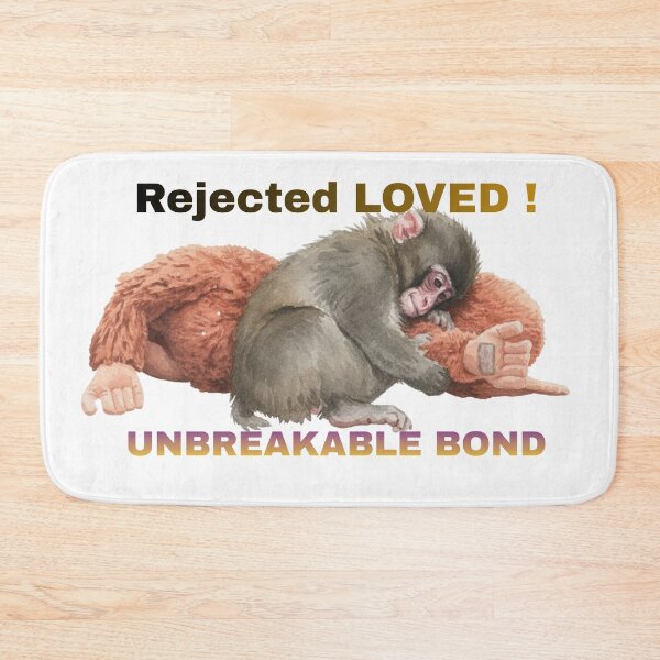 Item preview, Finding Comfort: Baby Monkey and Surrogate Mom Illustration designed and sold by DragonPrint.