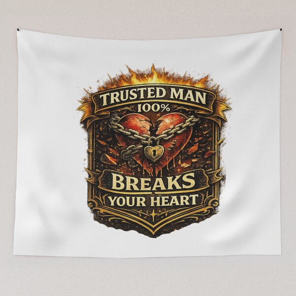 Item preview, The Trusted Man Breaks Your Heart  designed and sold by Combat Skies.