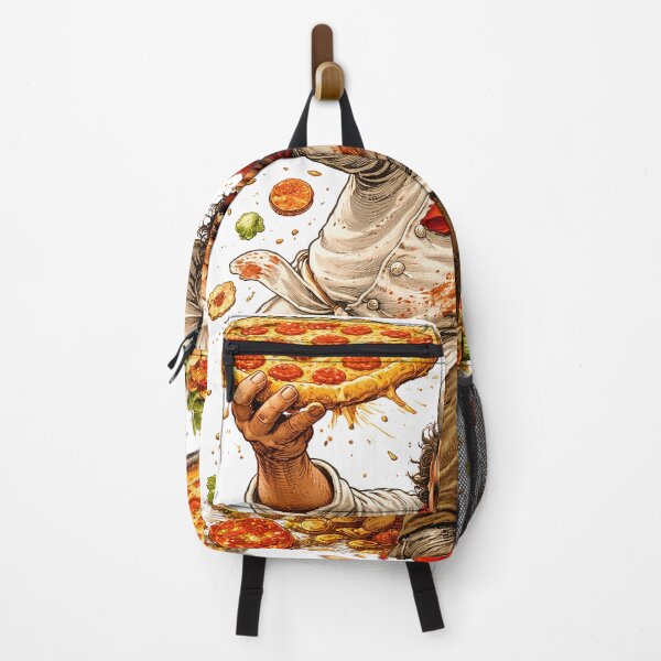Item preview, Crazed Italian Cheff Throwing Pizzas designed and sold by PIXEL POP DESIGNS - Beyond the Norm!.