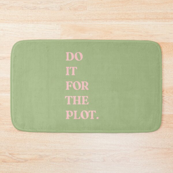 Item preview, Do It For The Plot Retro Motivational Typography Aesthetic Wall Print Art designed and sold by Just A Girly.