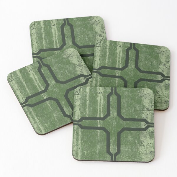 Item preview, Green Cross Pattern designed and sold by worldwarvintage.