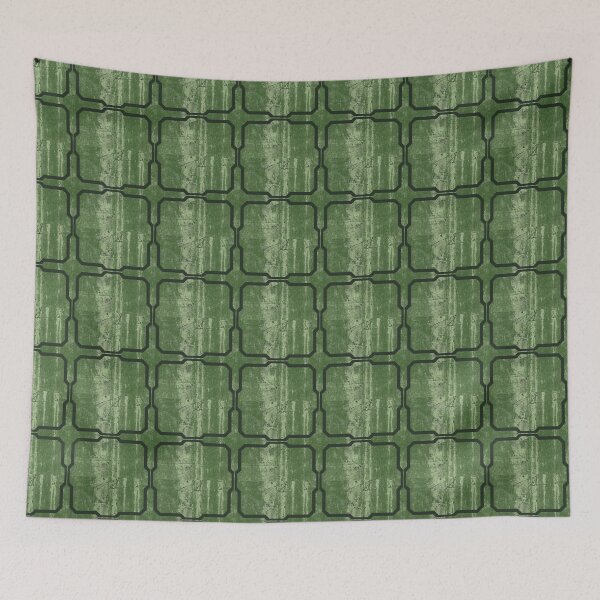 Item preview, Green Cross Pattern designed and sold by worldwarvintage.