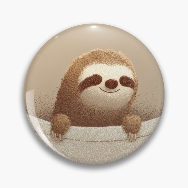 Item preview, Sloth peeking from soft surface designed and sold by anytka.
