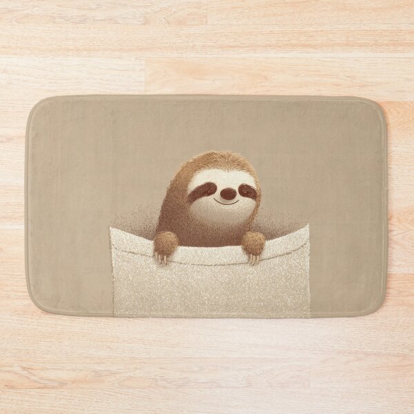 Item preview, Sloth peeking from soft surface designed and sold by anytka.