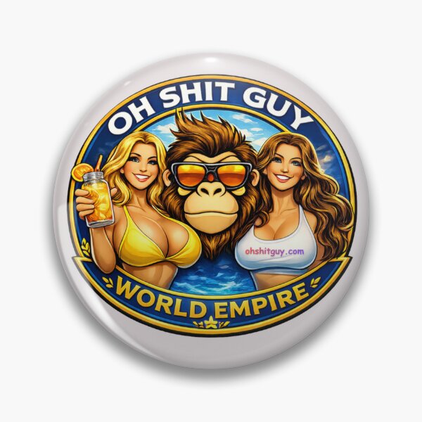 Item preview, Oh Shit Guy World Empire – OSID Monkey Crest designed and sold by 131Mayhem.