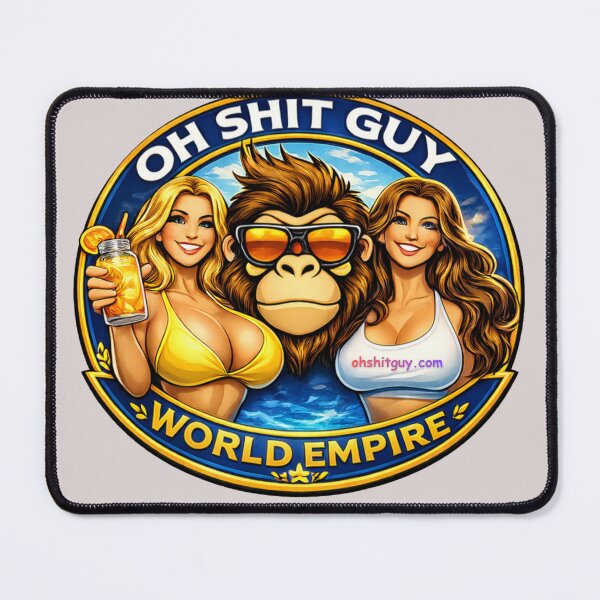 Item preview, Oh Shit Guy World Empire – OSID Monkey Crest designed and sold by 131Mayhem.