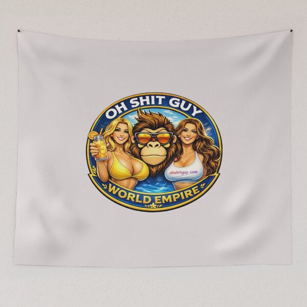 Item preview, Oh Shit Guy World Empire – OSID Monkey Crest designed and sold by 131Mayhem.