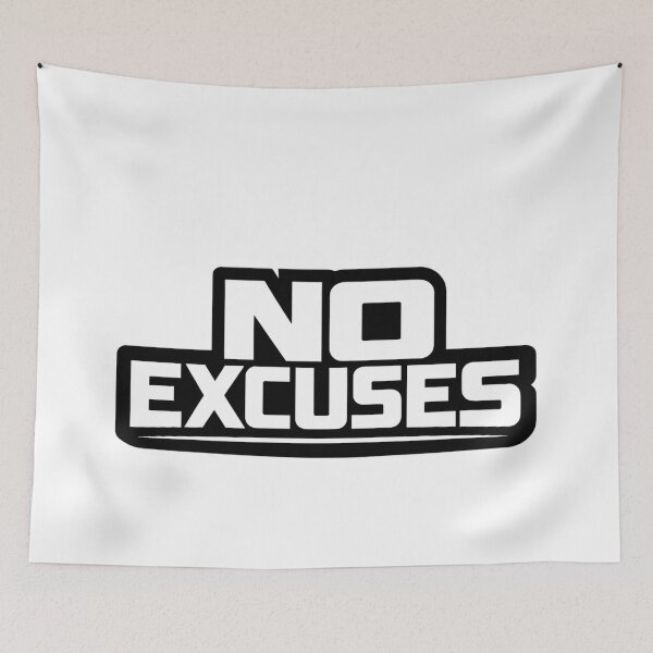 Item preview, No Excuses Motivational T-Shirt | Discipline Mindset designed and sold by Combat Skies.