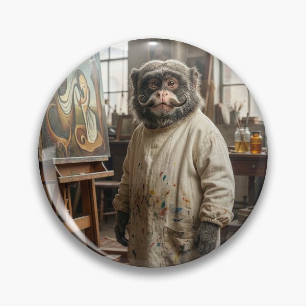 Item preview, Emperor Tamarin Monkey is Surrealist Master  designed and sold by Tridentulus.