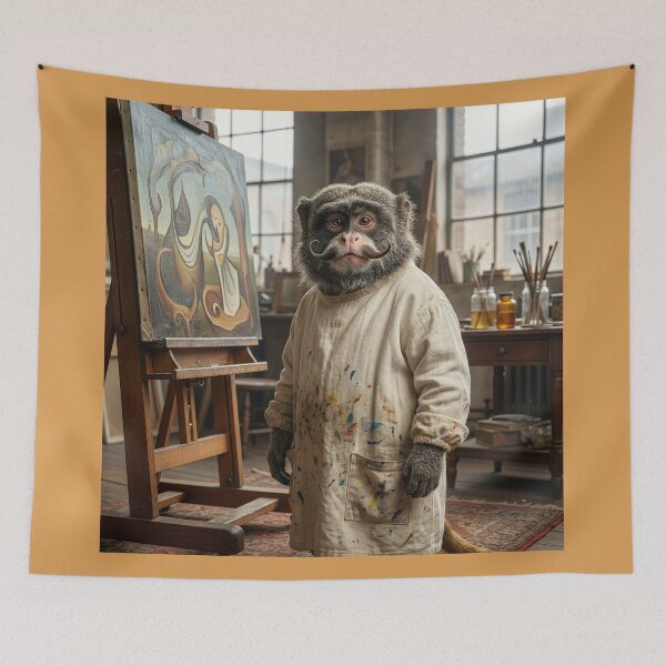 Item preview, Emperor Tamarin Monkey is Surrealist Master  designed and sold by Tridentulus.
