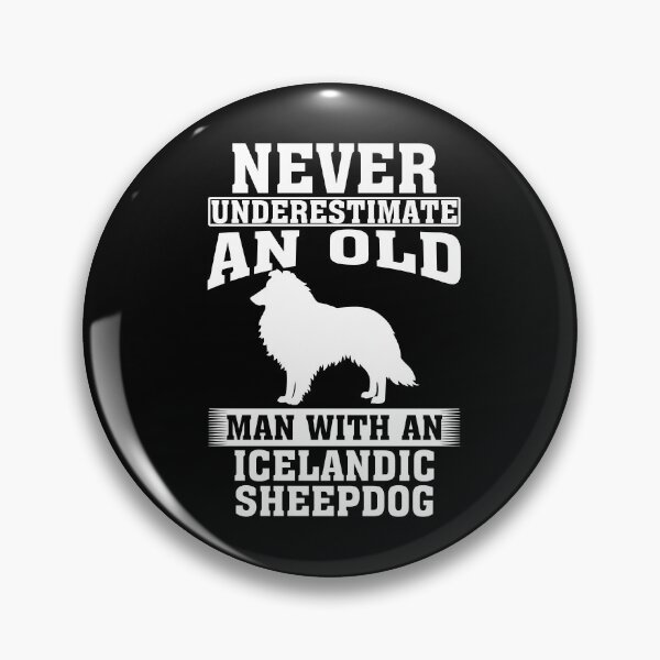 Artikelvorschau, Unterschätze niemals einen alten Mann mit einem isländischen Schäferhund entworfen und verkauft von CosmoKitsch.