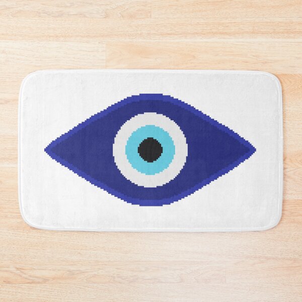 Item preview, Pixel Art Evil Eye Gem designed and sold by ThePixelatedOne.