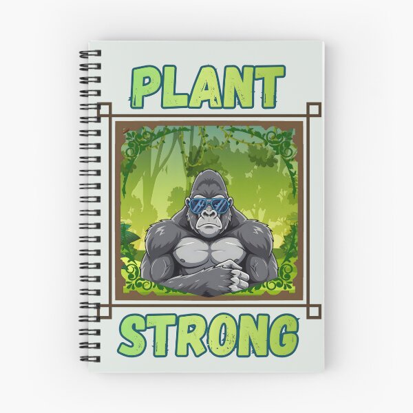 Item preview, Plant-Strong Gorilla designed and sold by Nightshade Pixie Creations.