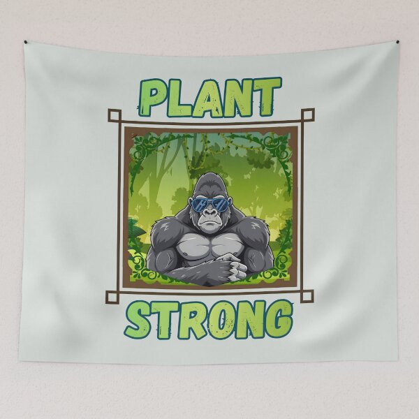 Item preview, Plant-Strong Gorilla designed and sold by Nightshade Pixie Creations.