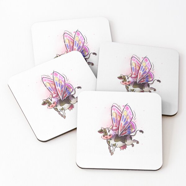 Item preview, The Butterfly Cow – Illustration inspired by Venezuelan folklore designed and sold by Luis Ortega.