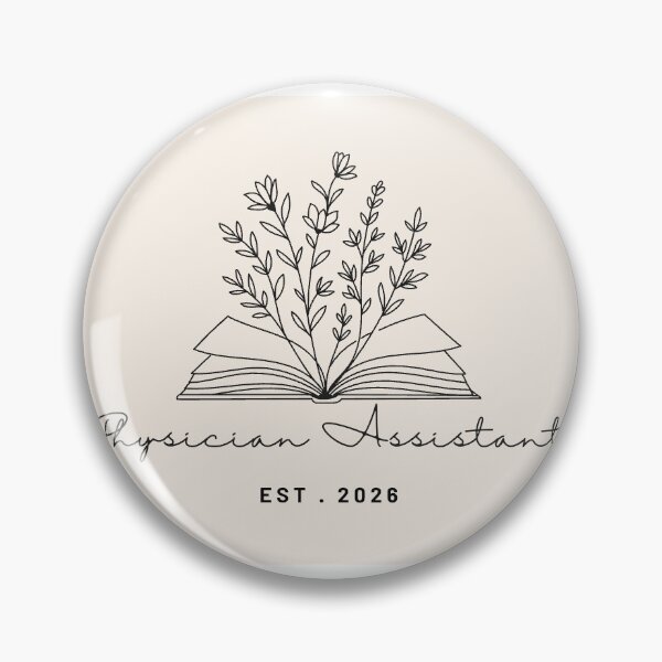 Item preview, Floral Physician Assistant Est 2026 designed and sold by francescaagam.