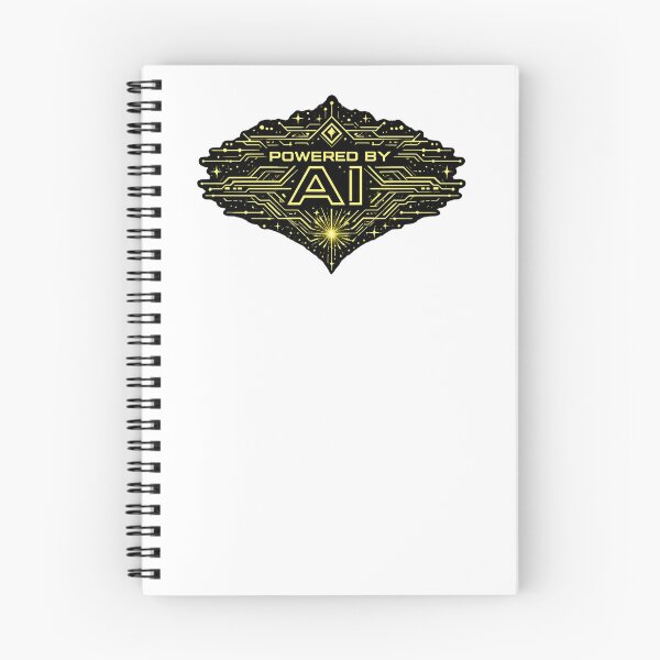 Item preview, Powered By AI T-Shirt | Futuristic Technology Streetwear Design designed and sold by IRON WINGS /USAF.