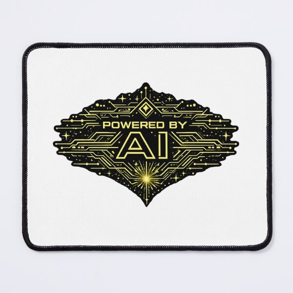 Item preview, Powered By AI T-Shirt | Futuristic Technology Streetwear Design designed and sold by Combat Skies.