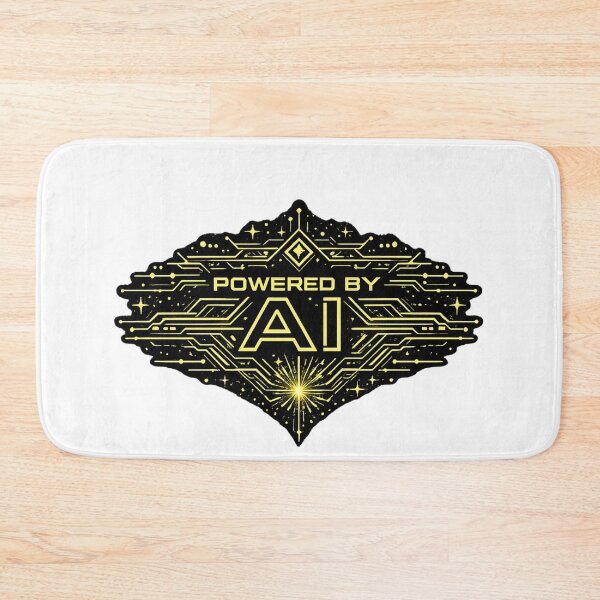 Item preview, Powered By AI T-Shirt | Futuristic Technology Streetwear Design designed and sold by Combat Skies.