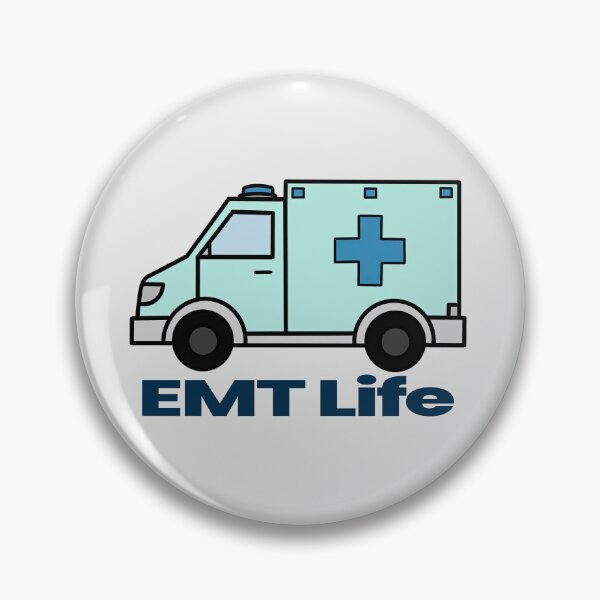 Item preview, EMT Life Ambulance Illustration – First Responder Gift designed and sold by Still Learning Days.