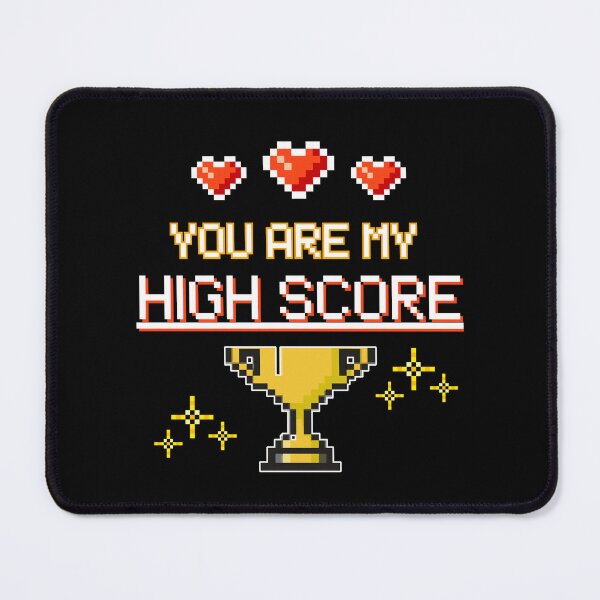 Item preview, You Are My High Score - Romantic Gamer Anniversary 8-Bit Pixel Art designed and sold by JB-designstudio.