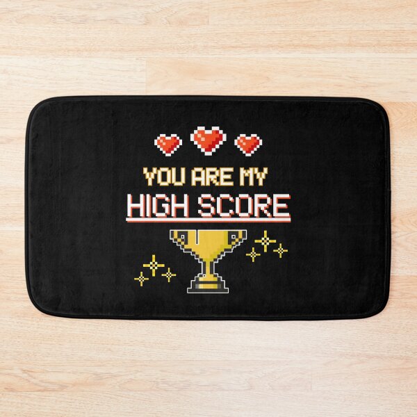 Item preview, You Are My High Score - Romantic Gamer Anniversary 8-Bit Pixel Art designed and sold by JB-designstudio.
