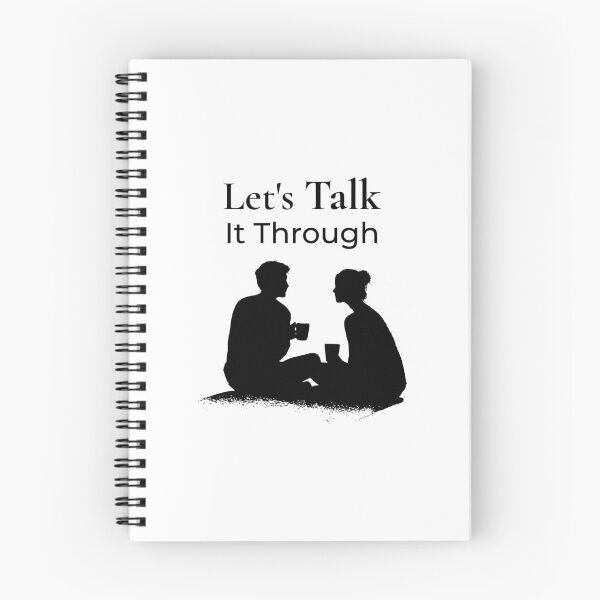 Item preview, Let’s Talk It Through – Partnership Silhouette Art  designed and sold by WayOutWorks.