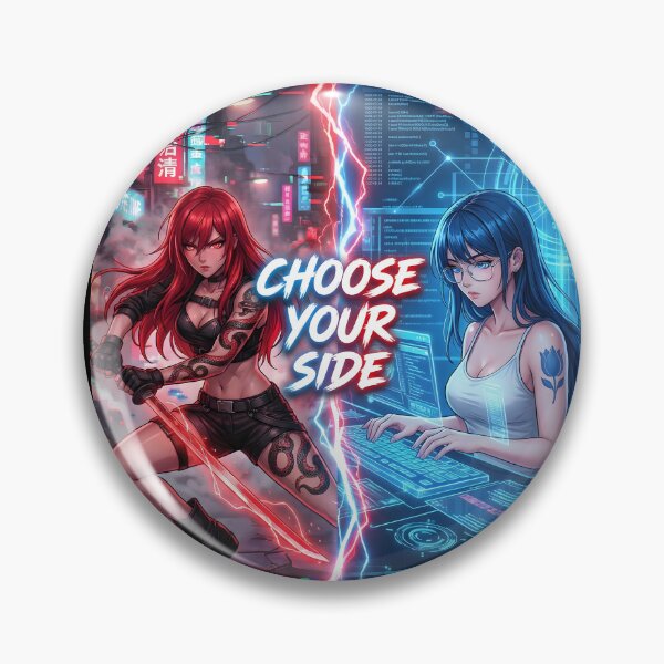 Item preview, Nyx vs Lyra: Cyberpunk Anime Crossover designed and sold by Ahmed-G-Designs.