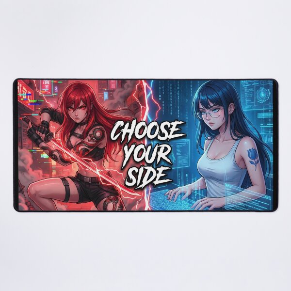 Item preview, Nyx vs Lyra: Cyberpunk Anime Crossover designed and sold by Ahmed-G-Designs.