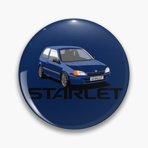 Item preview, EP91 Toyota Starlet Poster Design 2 (Blue) designed and sold by Celica_4_eyes.