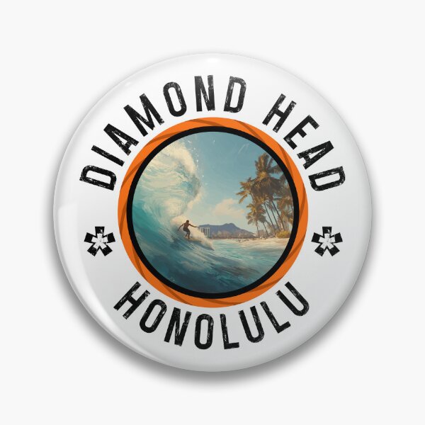 Item preview, Diamond Head - Honolulu (with Black Lettering) designed and sold by VelvetRoom.
