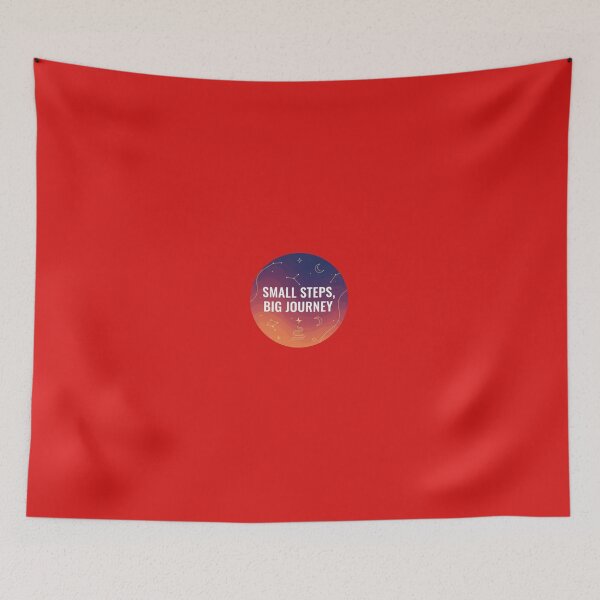 Item preview, Small Steps Big Journey Cosmic Wanderer Sticker designed and sold by Scro-Ciob-Shop.