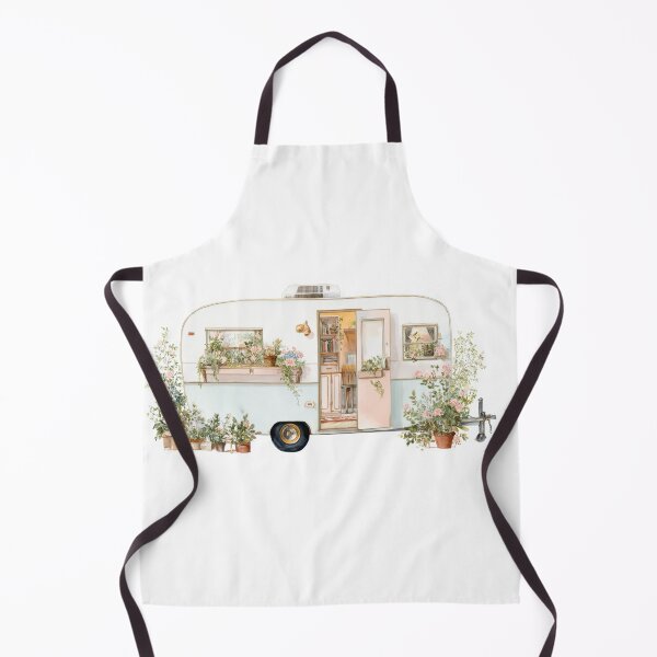 Item preview, Flowered vintage caravan designed and sold by anytka.