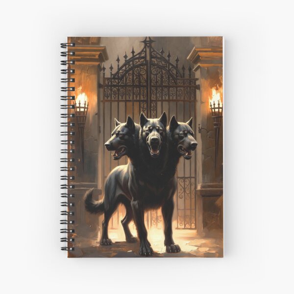 Item preview, Cerberus at the Iron Gates – Gothic Dark Fantasy Art designed and sold by semenol.