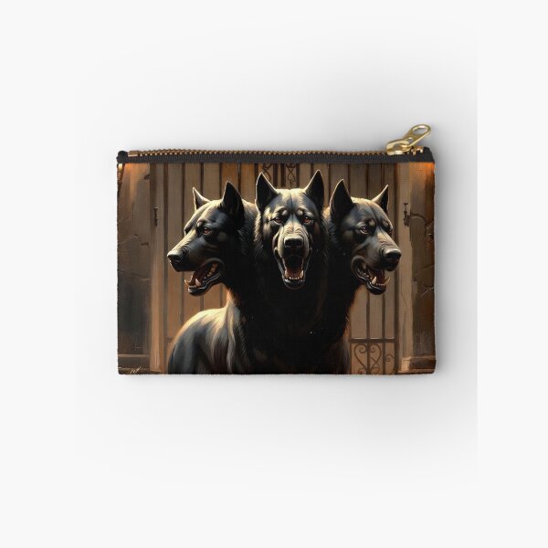 Item preview, Cerberus at the Iron Gates – Gothic Dark Fantasy Art designed and sold by semenol.