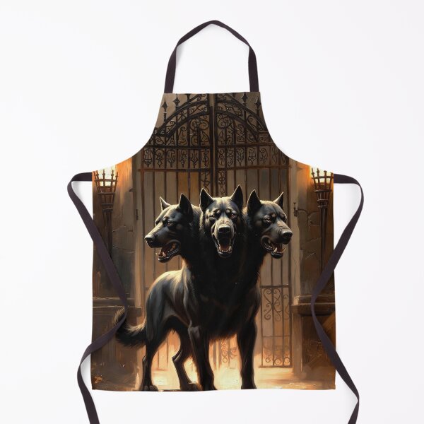 Item preview, Cerberus at the Iron Gates – Gothic Dark Fantasy Art designed and sold by semenol.
