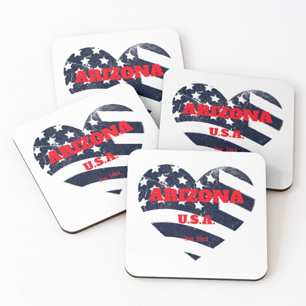 Item preview, Arizona Patriotic Flag Heart designed and sold by ArtistryAlch.