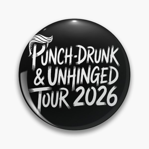Item preview, Punch-Drunk and Unhinged Tour 2026 Statement Tee designed and sold by stickercuffs.