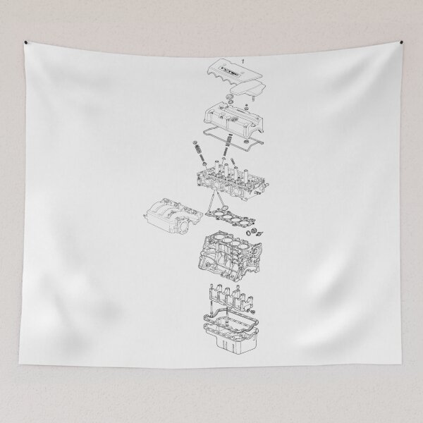 Item preview, K20A Engine Design Simple 1 designed and sold by Celica_4_eyes.