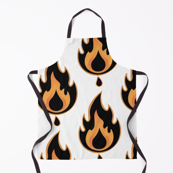 Item preview, Black Orange Flame Fire designed and sold by BetweenForms.
