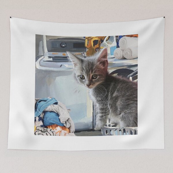 Item preview, Laundry Cat designed and sold by pulse_retail.