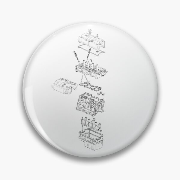 Item preview, K20A Engine Design Simple 2 designed and sold by Celica_4_eyes.