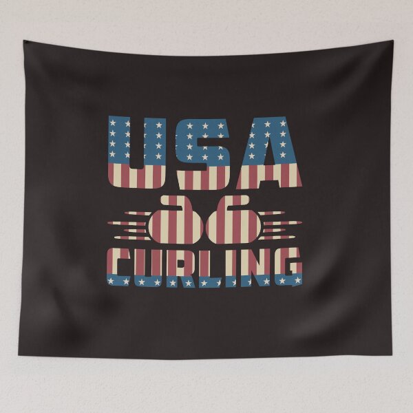 Item preview, Curling USA Team, Curling Rules, Curling Game With Stone, Funny Gifts Tshirt designed and sold by MalwasBasket.
